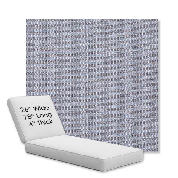 Picture of Kudos Iris | Chaise Lounge Replacement Cushion Boxed Style - SIZE D