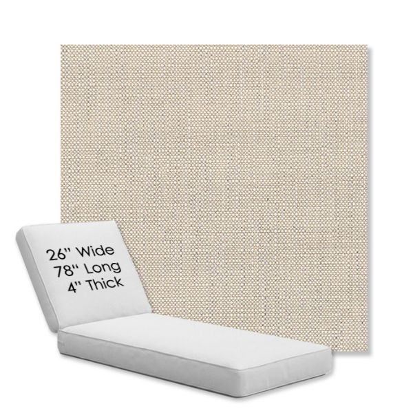 Picture of Linville Sage | Chaise Lounge Replacement Cushion Boxed Style - SIZE D