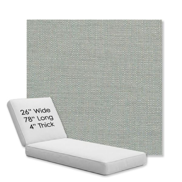 Picture of Linville Spa | Chaise Lounge Replacement Cushion Boxed Style - SIZE D