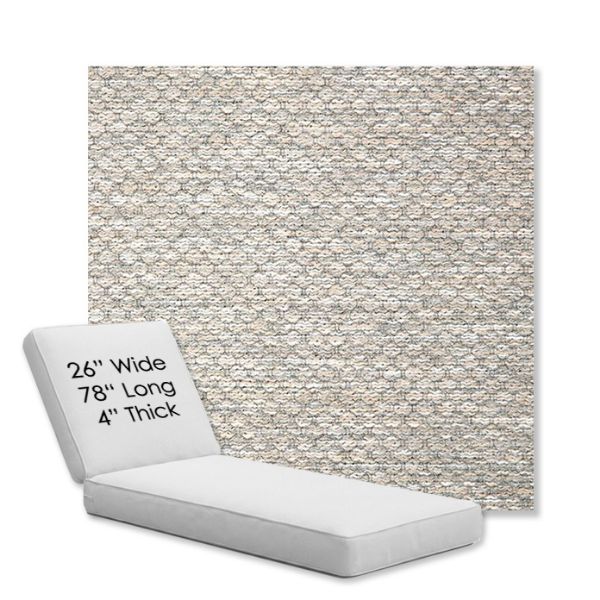 Picture of Litchfield Fog | Chaise Lounge Replacement Cushion Boxed Style - SIZE D