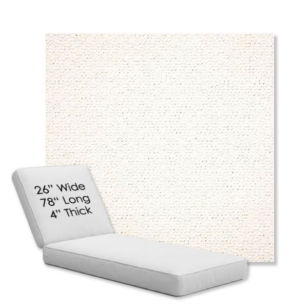 Picture of Litchfield Snow | Chaise Lounge Replacement Cushion Boxed Style - SIZE D