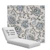 Picture of Martha Floral Periwinkle | Chaise Lounge Replacement Cushion Boxed Style - SIZE D