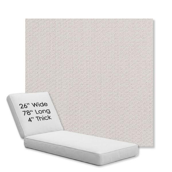 Picture of Metamorphic Snow | Chaise Lounge Replacement Cushion Boxed Style - SIZE D