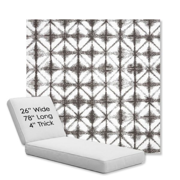 Picture of Midori Stone | Chaise Lounge Replacement Cushion Boxed Style - SIZE D