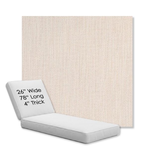 Picture of Nova Glimmer | Chaise Lounge Replacement Cushion Boxed Style - SIZE D
