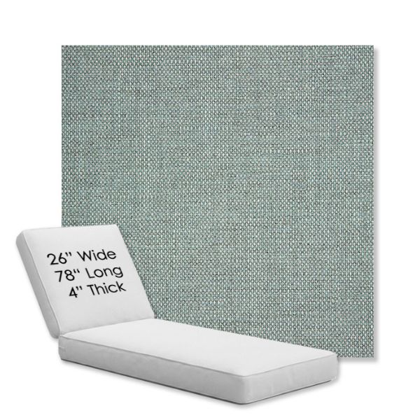 Picture of Piazza Mist | Chaise Lounge Replacement Cushion Boxed Style - SIZE D