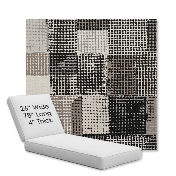 Picture of Pop Film | Chaise Lounge Replacement Cushion Boxed Style - SIZE D
