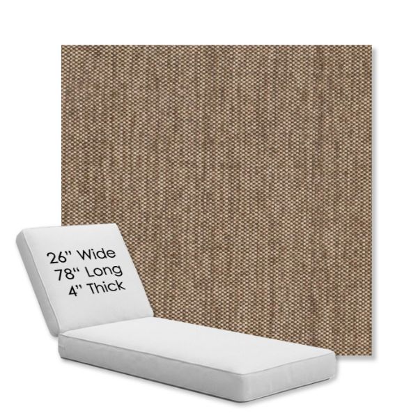 Picture of Proof Fossil | Chaise Lounge Replacement Cushion Boxed Style - SIZE D
