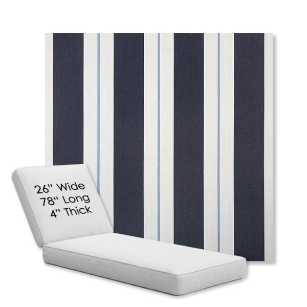 Picture of Relate Harbor | Chaise Lounge Replacement Cushion Boxed Style - SIZE D