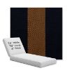 Picture of Rothko Bourbon Blue | Chaise Lounge Replacement Cushion Boxed Style - SIZE D