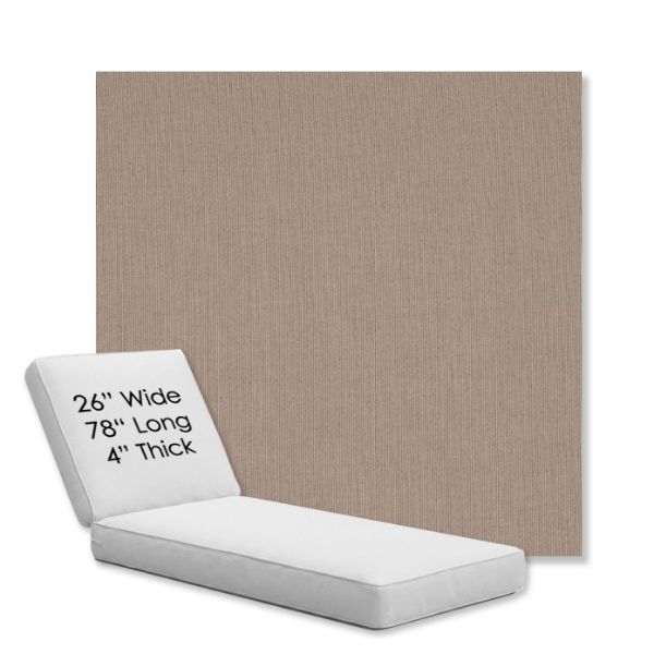 Picture of Tucker Newspaper | Chaise Lounge Replacement Cushion Boxed Style - SIZE D