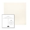 Picture of Canvas White | 6.5' Fiberglass Patio Umbrella Sunbrella® Upholstery Fabric