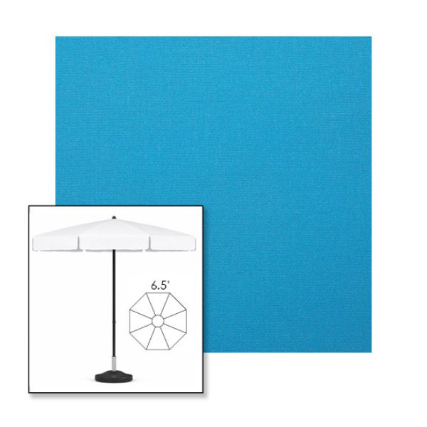 Picture of Azure | 6.5' Fiberglass Patio Umbrella Sunbrella® Awning Fabric