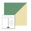 Picture of Basil Parchment | 6.5' Fiberglass Patio Umbrella Sunbrella® Awning Fabric