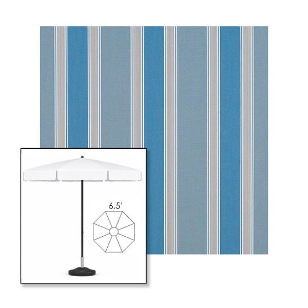 Picture of Baycrest Sky | 6.5' Fiberglass Patio Umbrella Sunbrella® Awning Fabric