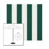 Picture of Beaufort Forest Green Natural | 6.5' Fiberglass Patio Umbrella Sunbrella® Awning Fabric