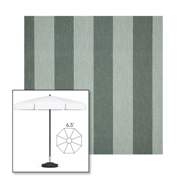 Picture of Beaufort Sagebrush | 6.5' Fiberglass Patio Umbrella Sunbrella® Awning Fabric