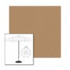 Picture of Beige | 6.5' Fiberglass Patio Umbrella Sunbrella® Awning Fabric