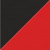 Picture of Black Logo Red | 6.5' Fiberglass Patio Umbrella Sunbrella® Awning Fabric