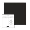 Picture of Black | 6.5' Fiberglass Patio Umbrella Sunbrella® Awning Fabric