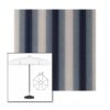 Picture of Boone Navy | 6.5' Fiberglass Patio Umbrella Sunbrella® Awning Fabric