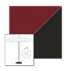 Picture of Burgundy Black | 6.5' Fiberglass Patio Umbrella Sunbrella® Awning Fabric