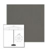 Picture of Charcoal Grey | 6.5' Fiberglass Patio Umbrella Sunbrella® Awning Fabric