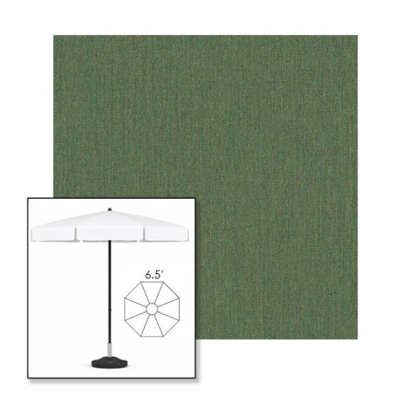 Picture of Fern | 6.5' Fiberglass Patio Umbrella Sunbrella® Awning Fabric
