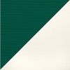 Picture of Forest Green White | 6.5' Fiberglass Patio Umbrella Sunbrella® Awning Fabric