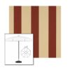 Picture of Havelock Brick | 6.5' Fiberglass Patio Umbrella Sunbrella® Awning Fabric