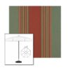 Picture of Henna Fern Vintage | 6.5' Fiberglass Patio Umbrella Sunbrella® Awning Fabric