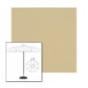 Picture of Linen | 6.5' Fiberglass Patio Umbrella Sunbrella® Awning Fabric