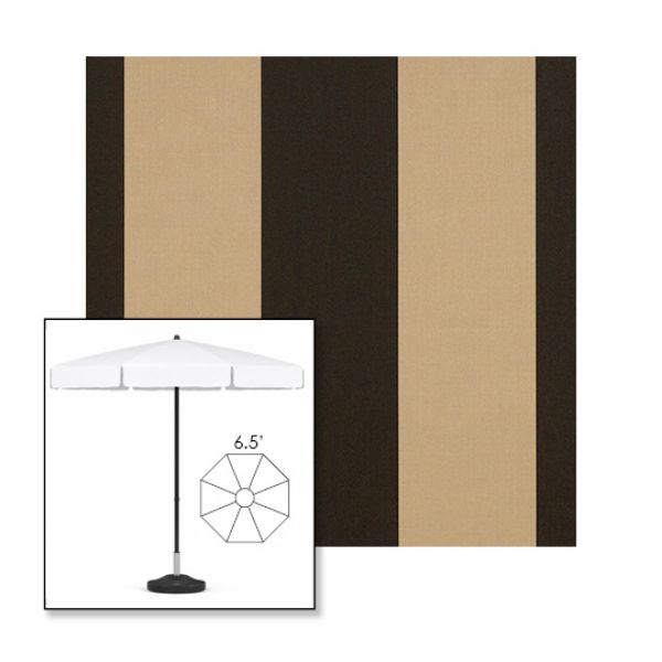 Picture of Manhattan Classic | 6.5' Fiberglass Patio Umbrella Sunbrella® Awning Fabric