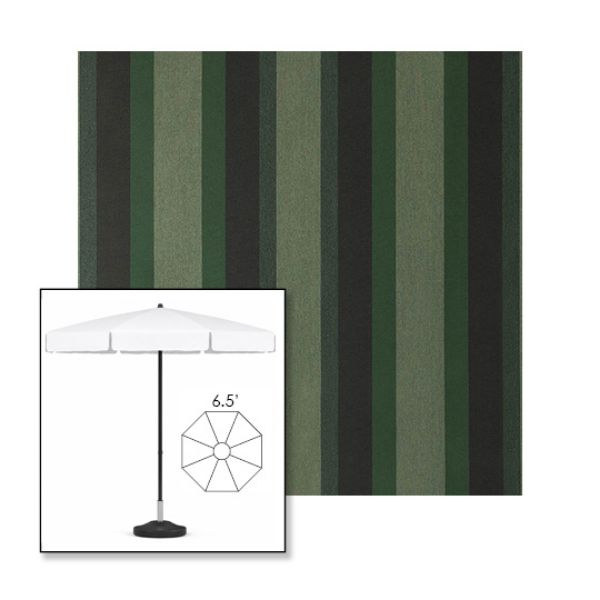 Picture of Marco Olive | 6.5' Fiberglass Patio Umbrella Sunbrella® Awning Fabric