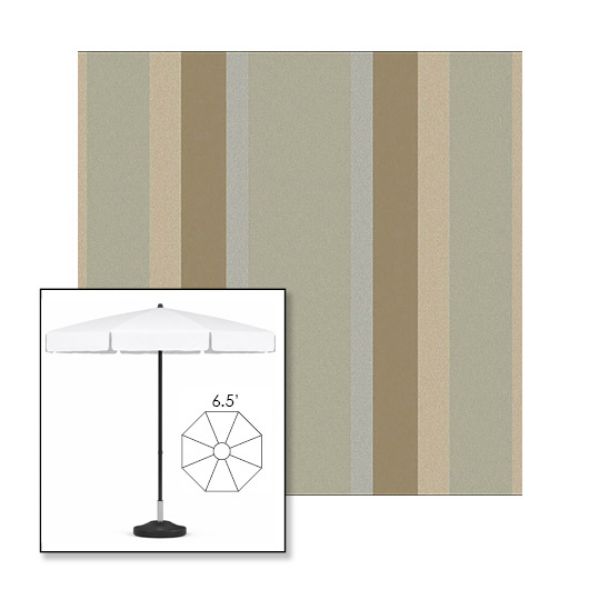 Picture of Marco Sandstone | 6.5' Fiberglass Patio Umbrella Sunbrella® Awning Fabric