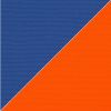 Picture of Mediterranean Blue Orange | 6.5' Fiberglass Patio Umbrella Sunbrella® Awning Fabric