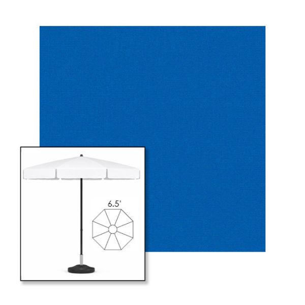 Picture of Pacific Blue | 6.5' Fiberglass Patio Umbrella Sunbrella® Awning Fabric
