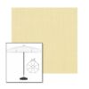 Picture of Parchment | 6.5' Fiberglass Patio Umbrella Sunbrella® Awning Fabric