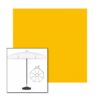 Picture of Sunflower Yellow | 6.5' Fiberglass Patio Umbrella Sunbrella® Awning Fabric