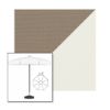 Picture of Taupe Natural | 6.5' Fiberglass Patio Umbrella Sunbrella® Awning Fabric