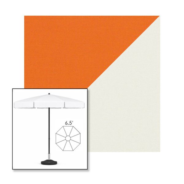 Picture of Tuscan Natural | 6.5' Fiberglass Patio Umbrella Sunbrella® Awning Fabric