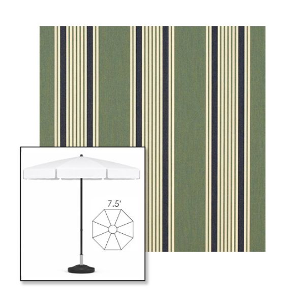 Picture of Ashford Forest | 7.5' Fiberglass Patio Umbrella Sunbrella® Awning Fabric
