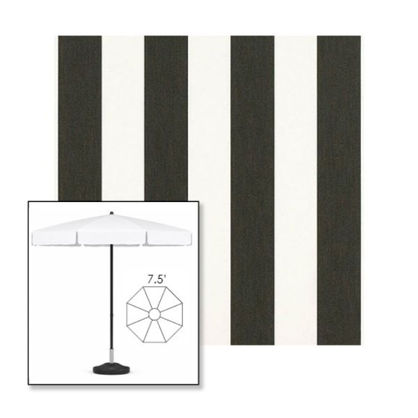 Picture of Beaufort Classic | 7.5' Fiberglass Patio Umbrella Sunbrella® Awning Fabric