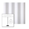 Picture of Beaufort Cloud | 7.5' Fiberglass Patio Umbrella Sunbrella® Awning Fabric