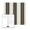 Picture of Black Taupe Fancy | 7.5' Fiberglass Patio Umbrella Sunbrella® Awning Fabric