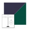 Picture of Captain Navy Forest Green | 7.5' Fiberglass Patio Umbrella Sunbrella® Awning Fabric