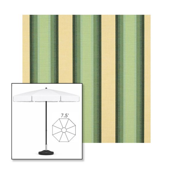 Picture of Colonnade Juniper | 7.5' Fiberglass Patio Umbrella Sunbrella® Awning Fabric