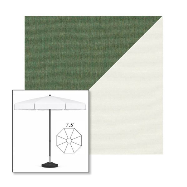 Picture of Fern Natural | 7.5' Fiberglass Patio Umbrella Sunbrella® Awning Fabric