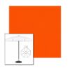Picture of Orange | 7.5' Fiberglass Patio Umbrella Sunbrella® Awning Fabric