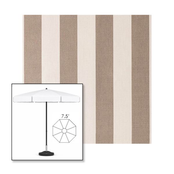 Picture of Paxton Marble | 7.5' Fiberglass Patio Umbrella Sunbrella® Awning Fabric